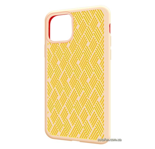 Чехол-накладка Silicone Weaving Case для iPhone 11 Pro Светло-розовый 1012553 фото