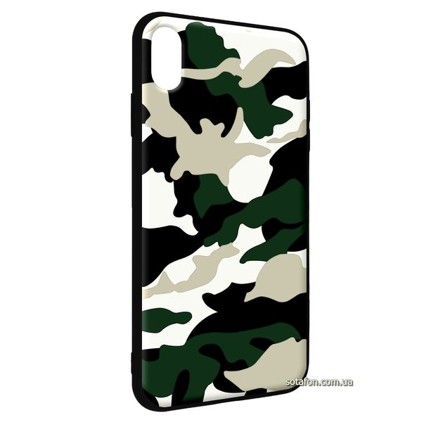 Чехол-накладка TPU Camouflage Case для iPhone Xs Max Белый 1001000381 фото