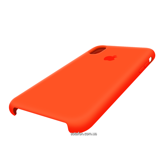 Чохол-накладка Silicone Case (AA) для iPhone X / Xs Помаранчевий 0088576308p фото | SOTAFON