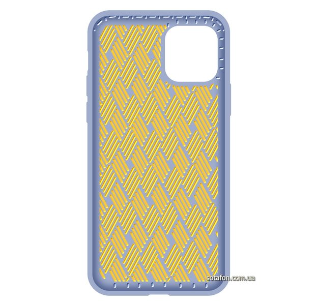 Чохол-накладка Silicone Weaving Case для iPhone 11 Pro Світло-фіолетовий 1012552 фото