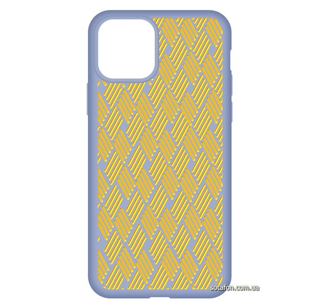 Чехол-накладка Silicone Weaving Case для iPhone 11 Pro Светло-фиолетовый 1012552 фото