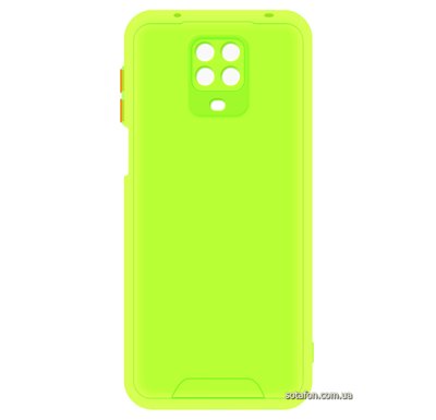 Чохол-накладка TPU Acid Color Case для Xiaomi Redmi Note 9s / Note 9 Pro / Note 9 Pro Max Лаймовий зелений 1001000341 фото