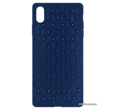 Чохол-накладка TPU Devia Charming Series case для iPhone Xs Max Синій 1001000385 фото