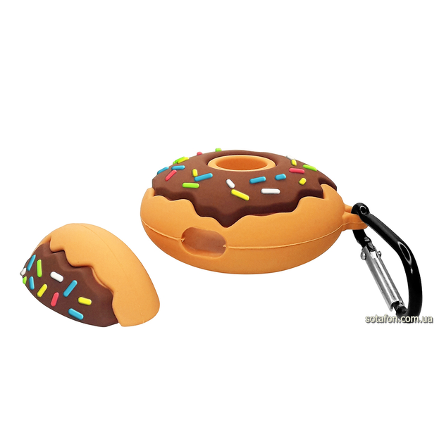 Чехол для наушников Donut Case для AirPods 1 / 2 Коричневый 0088576172p фото