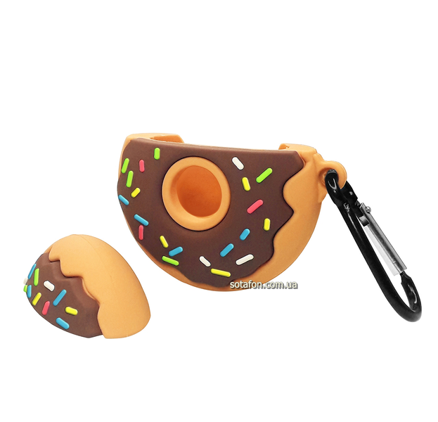 Чохол для навушників Donut Case для AirPods 1 / 2 Коричневий 0088576172p фото