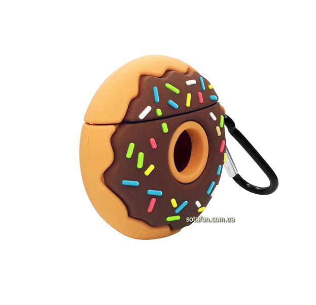 Чохол для навушників Donut Case для AirPods 1 / 2 Коричневий 0088576172p фото