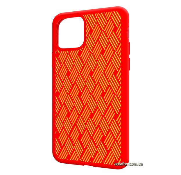 Чохол-накладка Silicone Weaving Case для iPhone 11 Pro Червоний 1012554 фото