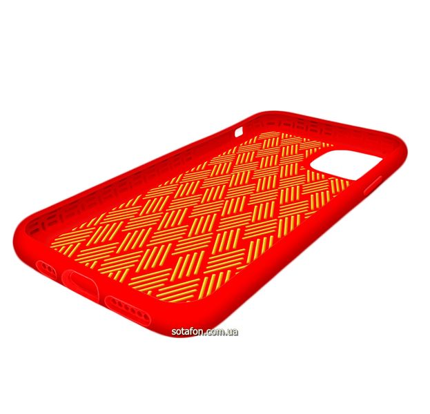 Чохол-накладка Silicone Weaving Case для iPhone 11 Pro Червоний 1012554 фото