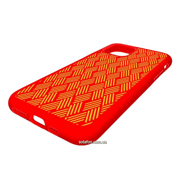 Чохол-накладка Silicone Weaving Case для iPhone 11 Pro Червоний 1012554 фото