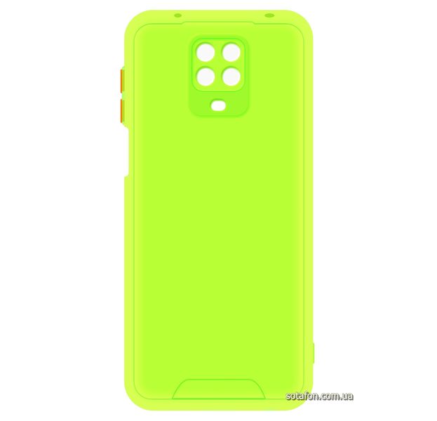 Чехол-накладка TPU Acid Color Case для Xiaomi Redmi Note 9s / Note 9 Pro / Note 9 Pro Max Лаймовый зеленый 1001000341 фото