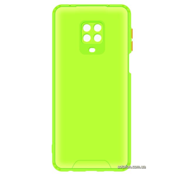 Чехол-накладка TPU Acid Color Case для Xiaomi Redmi Note 9s / Note 9 Pro / Note 9 Pro Max Лаймовый зеленый 1001000341 фото