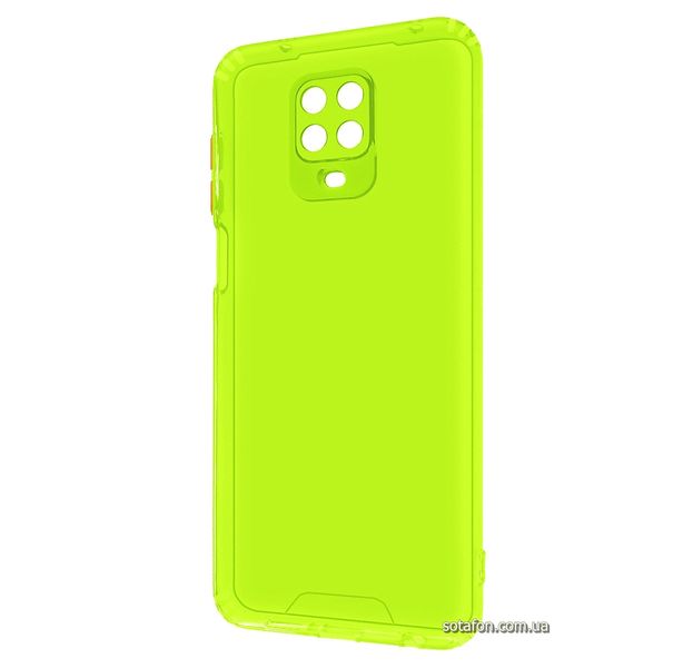 Чехол-накладка TPU Acid Color Case для Xiaomi Redmi Note 9s / Note 9 Pro / Note 9 Pro Max Лаймовый зеленый 1001000341 фото