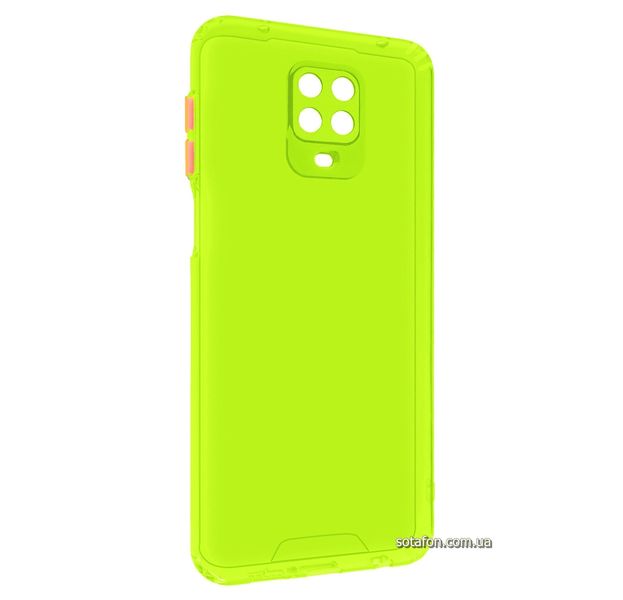 Чехол-накладка TPU Acid Color Case для Xiaomi Redmi Note 9s / Note 9 Pro / Note 9 Pro Max Лаймовый зеленый 1001000341 фото