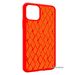 Чехол-накладка Silicone Weaving Case для iPhone 11 Pro Красный 1012554 фото 4