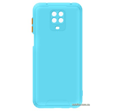 Чохол-накладка TPU Acid Color Case для Xiaomi Redmi Note 9s / Note 9 Pro / Note 9 Pro Max Блакитний 1001000343 фото
