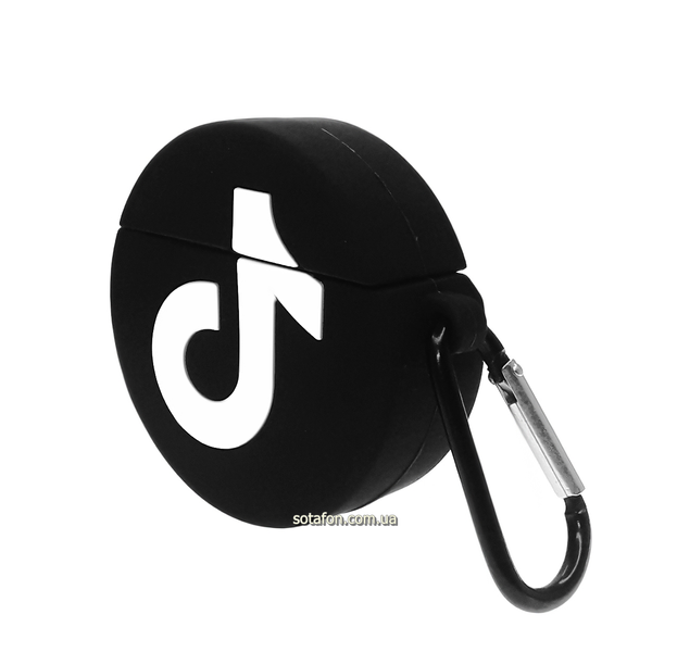 Чехол для наушников TikTok Logo для AirPods 1 / 2 Черный 0088576173p фото