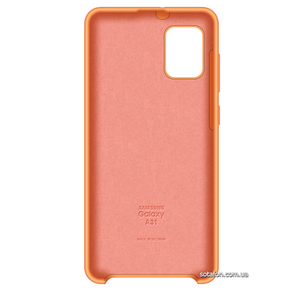 Чехол-накладка Silicone Cover (AA) для Samsung Galaxy A31 SM-A315F Абрикосовый 0088576263p фото | SOTAFON