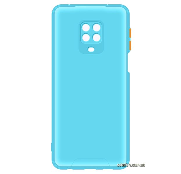 Чехол-накладка TPU Acid Color Case для Xiaomi Redmi Note 9s / Note 9 Pro / Note 9 Pro Max Голубой 1001000343 фото