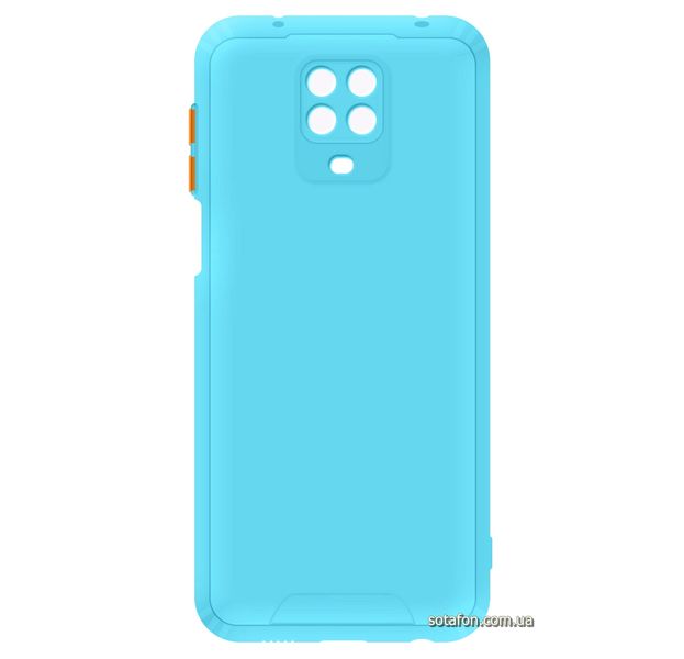 Чехол-накладка TPU Acid Color Case для Xiaomi Redmi Note 9s / Note 9 Pro / Note 9 Pro Max Голубой 1001000343 фото