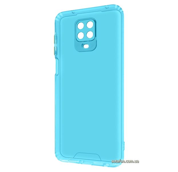 Чехол-накладка TPU Acid Color Case для Xiaomi Redmi Note 9s / Note 9 Pro / Note 9 Pro Max Голубой 1001000343 фото