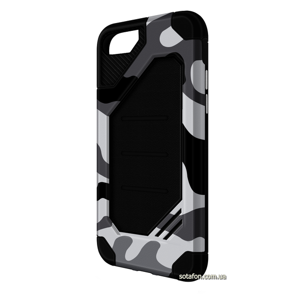 Чехол-накладка TPU+PC MOTOMO Military для iPhone 7 / 8 / SE (2020) Серый / Камуфляж 0088576222p фото