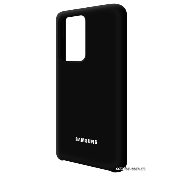 Чехол-накладка Silicone Cover (AA) для Samsung Galaxy S20 Ultra SM-G988 Черный 0088576264p фото | SOTAFON