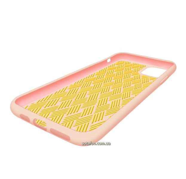 Чехол-накладка Silicone Weaving Case для iPhone 11 Pro Max Светло-розовый 1012556 фото