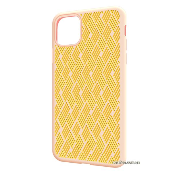 Чехол-накладка Silicone Weaving Case для iPhone 11 Pro Max Светло-розовый 1012556 фото