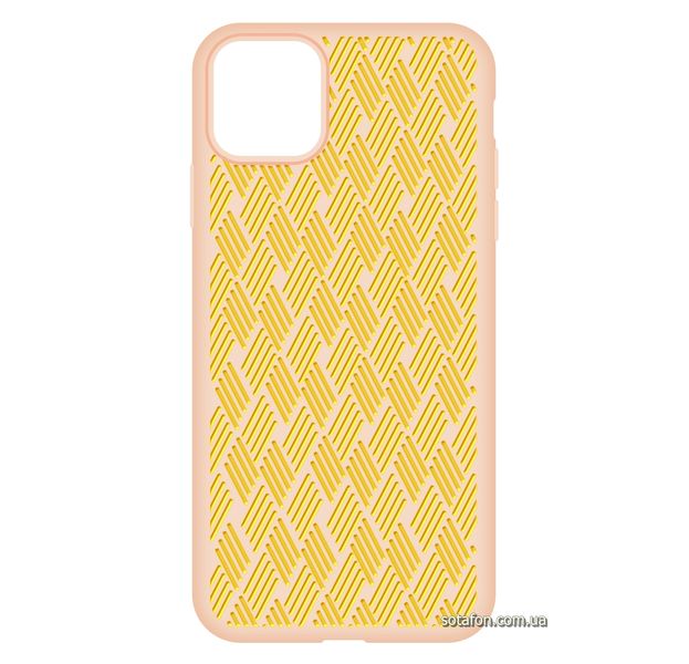 Чехол-накладка Silicone Weaving Case для iPhone 11 Pro Max Светло-розовый 1012556 фото