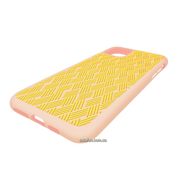 Чехол-накладка Silicone Weaving Case для iPhone 11 Pro Max Светло-розовый 1012556 фото