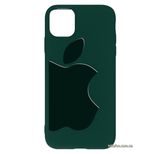 Чехол-накладка TPU Big Apple Case для iPhone 11 Pro Темно-зеленый 1001000347 фото