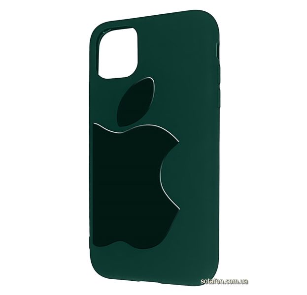 Чехол-накладка TPU Big Apple Case для iPhone 11 Pro Темно-зеленый 1001000347 фото