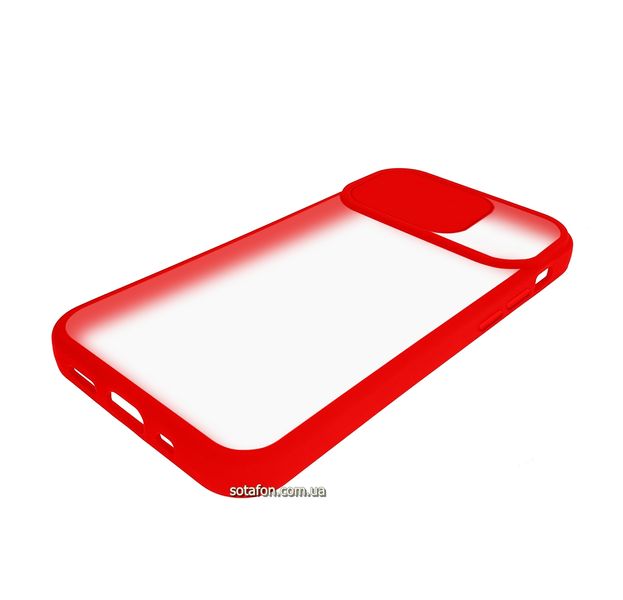 Чехол-накладка TPU+PC Camera Protect Matte Case для iPhone 12 mini Красный 1001000321 фото