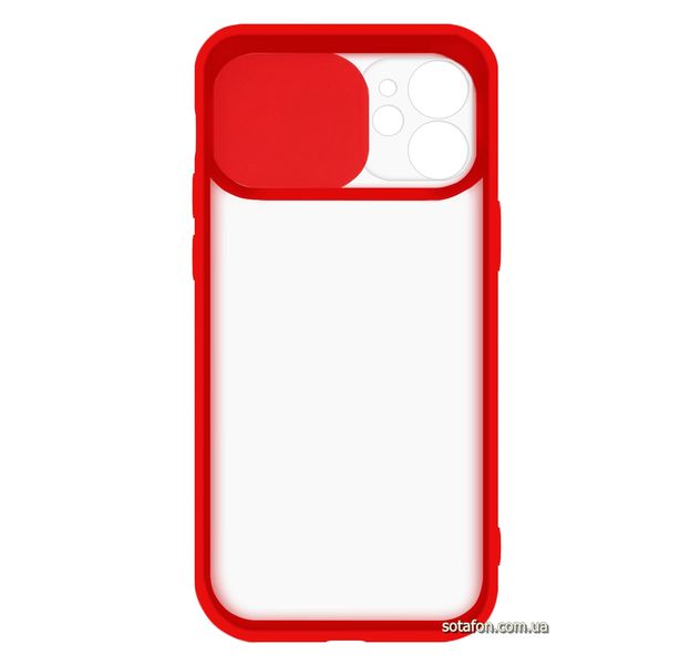 Чохол-накладка TPU+PC Camera Protect Matte Case для iPhone 12 mini Червоний 1001000321 фото