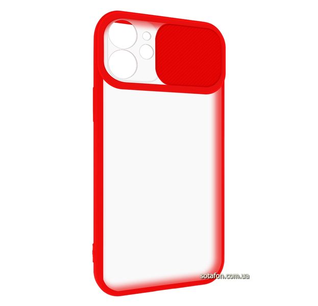 Чохол-накладка TPU+PC Camera Protect Matte Case для iPhone 12 mini Червоний 1001000321 фото