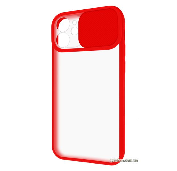 Чохол-накладка TPU+PC Camera Protect Matte Case для iPhone 12 mini Червоний 1001000321 фото