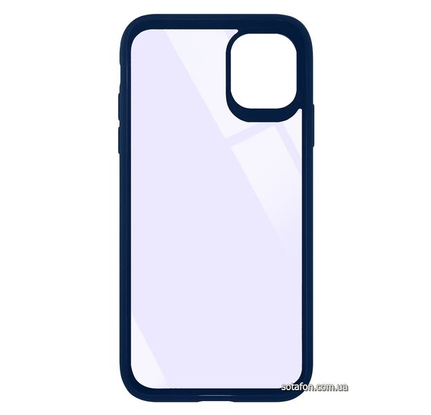 Чохол-накладка TPU+PC Colored Edge Case для iPhone 11 Синій 1001000396 фото