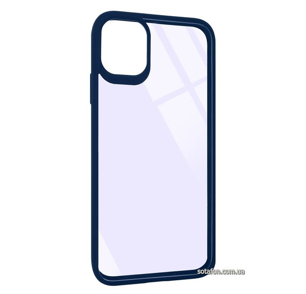 Чохол-накладка TPU+PC Colored Edge Case для iPhone 11 Синій 1001000396 фото