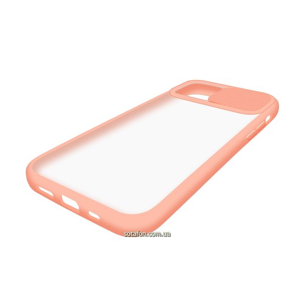 Чехол-накладка TPU+PC Camera Protect Matte Case для iPhone 12 / 12 Pro Розовый пісок 1001000335 фото