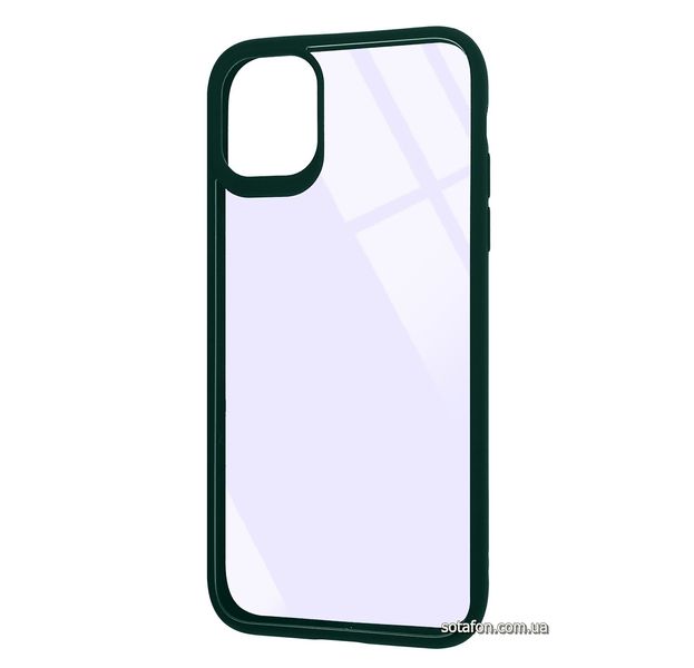 Чехол-накладка TPU+PC Colored Edge Case для iPhone 11 Зеленый 1001000397 фото