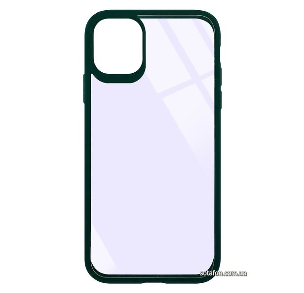 Чехол-накладка TPU+PC Colored Edge Case для iPhone 11 Зеленый 1001000397 фото