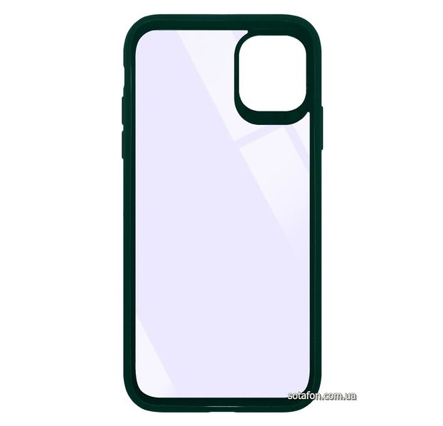 Чехол-накладка TPU+PC Colored Edge Case для iPhone 11 Зеленый 1001000397 фото