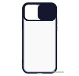 Чехол-накладка TPU+PC Camera Protect Matte Case для iPhone 12 / 12 Pro Темно-синий 1001000333 фото