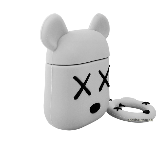 Чехол для наушников Kaws для AirPods 1 / 2 Серый 0088576177p фото