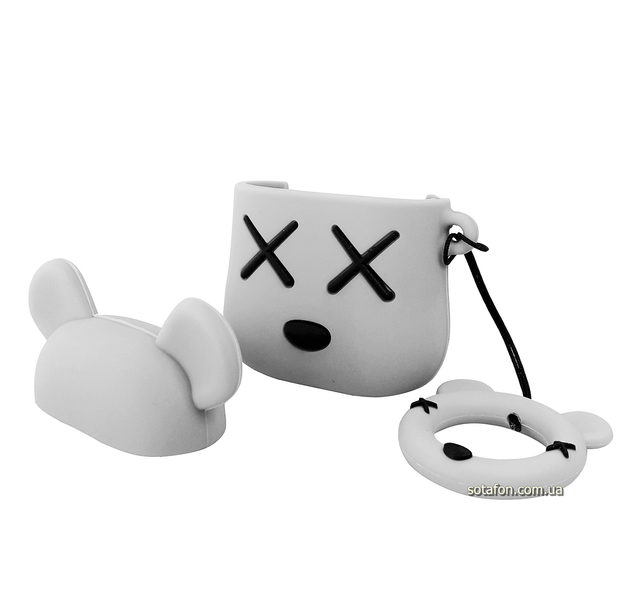 Чехол для наушников Kaws для AirPods 1 / 2 Серый 0088576177p фото