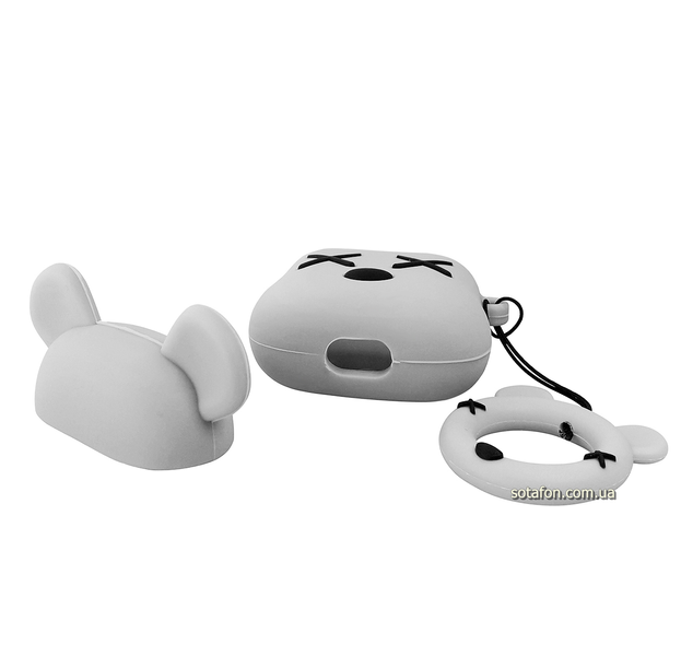 Чохол для навушників Kaws для AirPods 1 / 2 Сірий 0088576177p фото