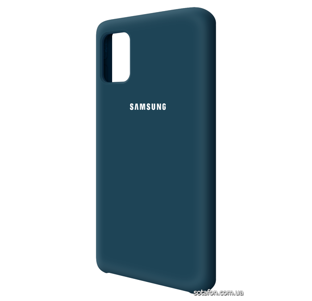Чохол-накладка Silicone Cover (AA) для Samsung Galaxy A31 SM-A315F Темно-синій 0088576267p фото | SOTAFON