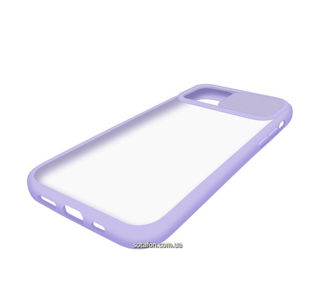 Чохол-накладка TPU+PC Camera Protect Matte Case для iPhone 12 / 12 Pro Фіолетовий 1001000336 фото