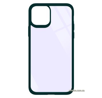 Чохол-накладка TPU+PC Colored Edge Case для iPhone 11 Pro Зелений 1001000400 фото