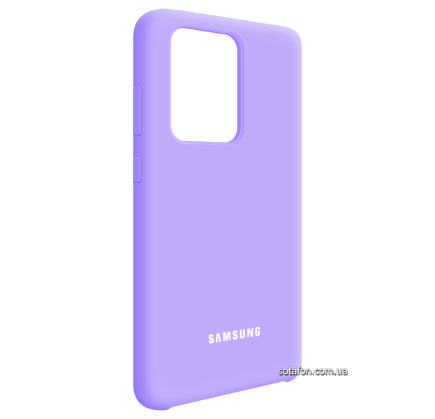 Чохол-накладка Silicone Cover (AA) для Samsung Galaxy S20 Ultra SM-G988 Лавандовий 0088576268p фото | SOTAFON